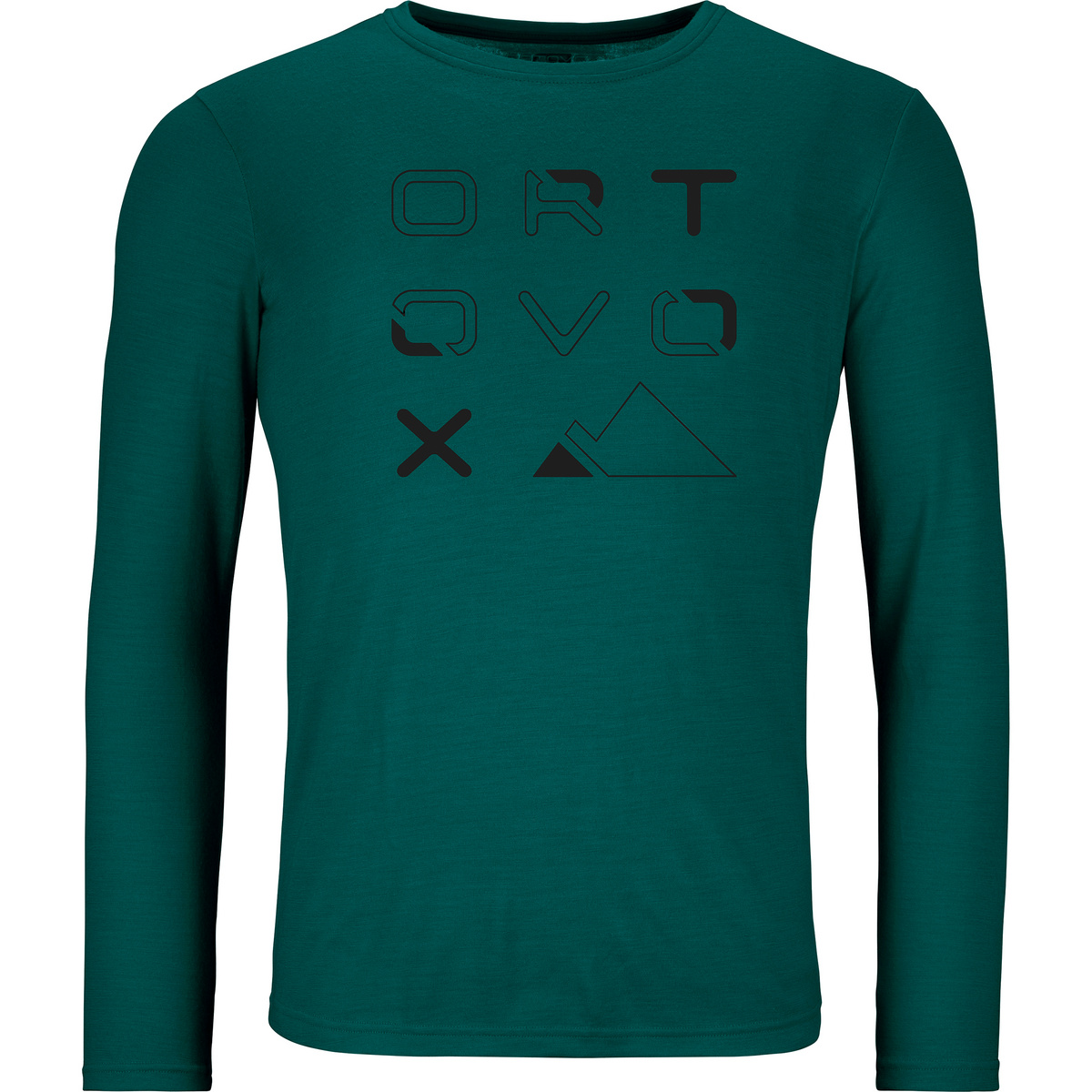 Ortovox Herren 185 Merino Brand Outline Longsleeve Ortovox Herren 185 Merino Brand Outline Longsleeve von Ortovox
