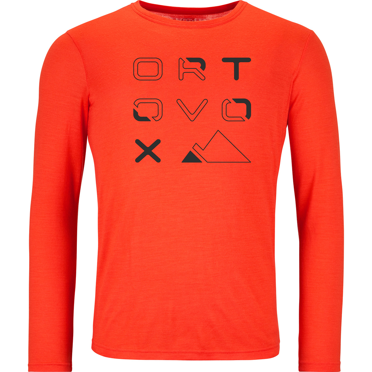 Ortovox Herren 185 Merino Brand Outline Longsleeve von Ortovox