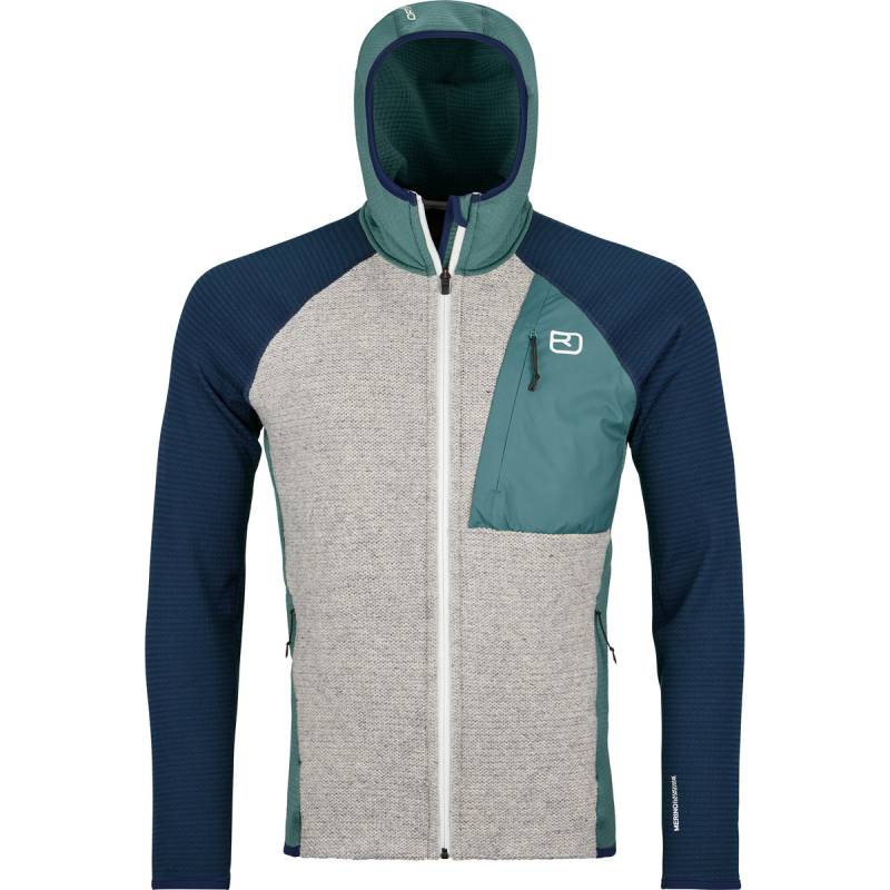 Ortovox Herren Fleece GP Classic Knit Hoodie Jacke von Ortovox