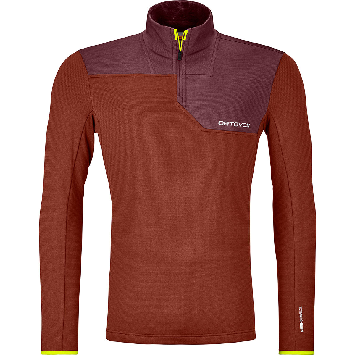 Ortovox Herren Fleece Light Zip Neck Longsleeve Ortovox Herren Fleece Light Zip Neck Longsleeve von Ortovox