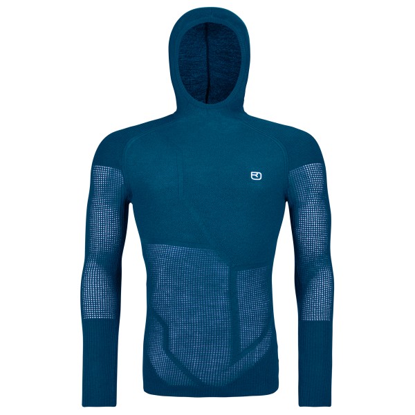 Ortovox - Merino Thermovent Hoody - Merinopullover Gr S blau von Ortovox