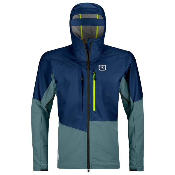 Ortovox - Mesola Jacket - Skijacke Gr L;M;S;XL;XXL blau;oliv/gelb von Ortovox