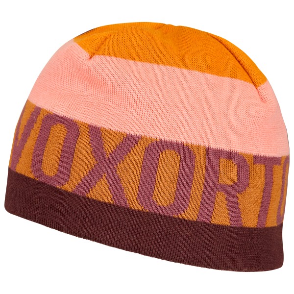 Ortovox - Patchwork Beanie - Mütze Gr 50-56 cm rot von Ortovox