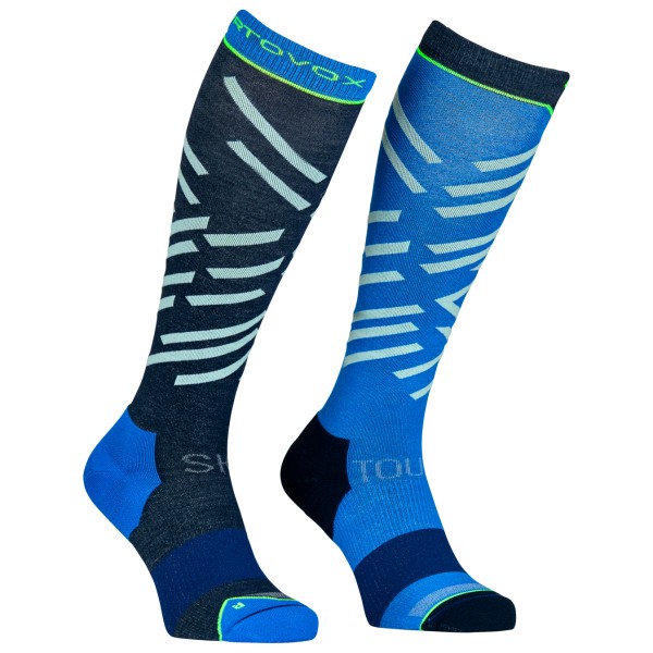 Ortovox - Ski Tour Long Socks - Skisocken Gr 39-41 blau von Ortovox