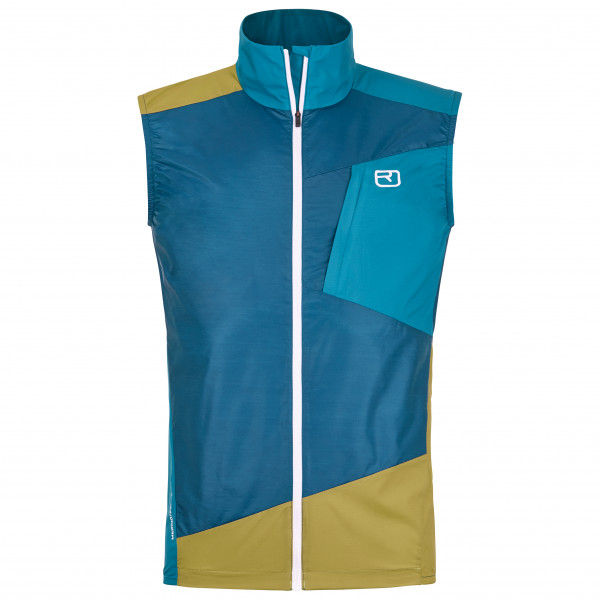 Ortovox - Windbreaker Vest - Windgilet Gr L;S;XL blau;rot von Ortovox