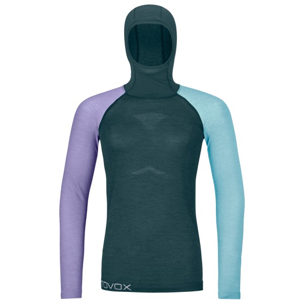 Ortovox - Women's 120 Comp Light Hoody - Merinounterwäsche Gr S blau von Ortovox