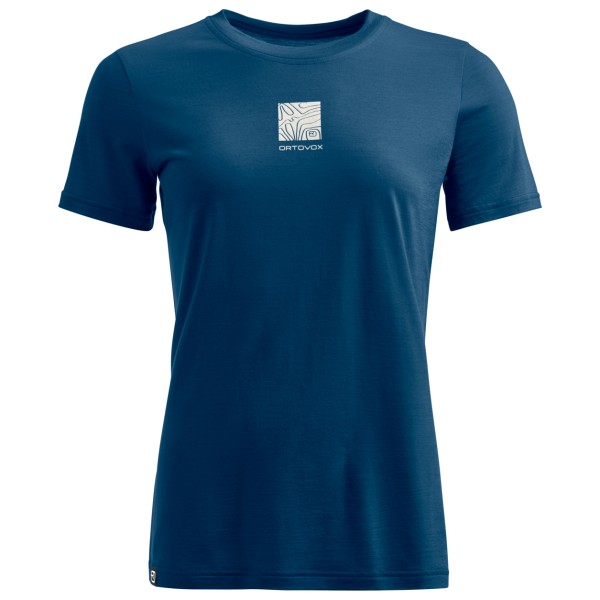 Ortovox - Women's 120 Cool Tec Abstract T-Shirt - Merinoshirt Gr L;M;S;XL;XS blau;lila Ortovox - Women's 120 Cool Tec Abstract T-Shirt - Merinoshirt Gr L;M;S;XL;XS blau;lila von Ortovox