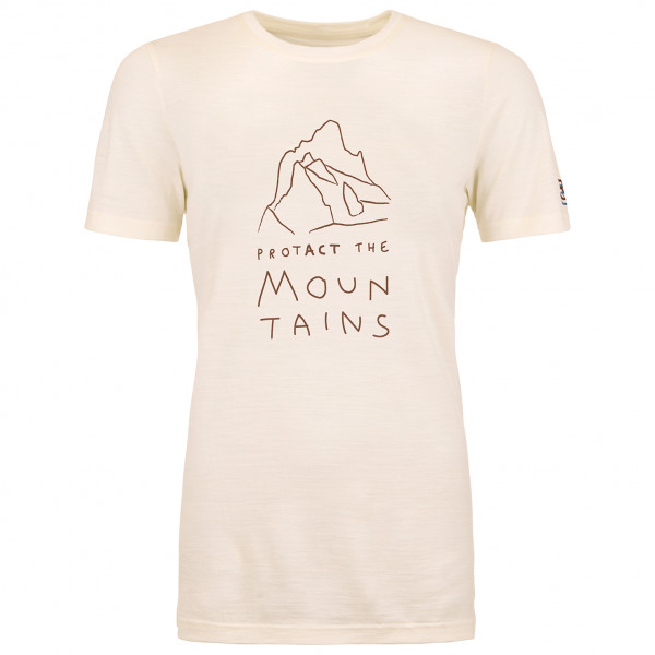 Ortovox - Women's 150 Cool Mountain Protector T-Shirt - Merinoshirt Gr L non dyed von Ortovox