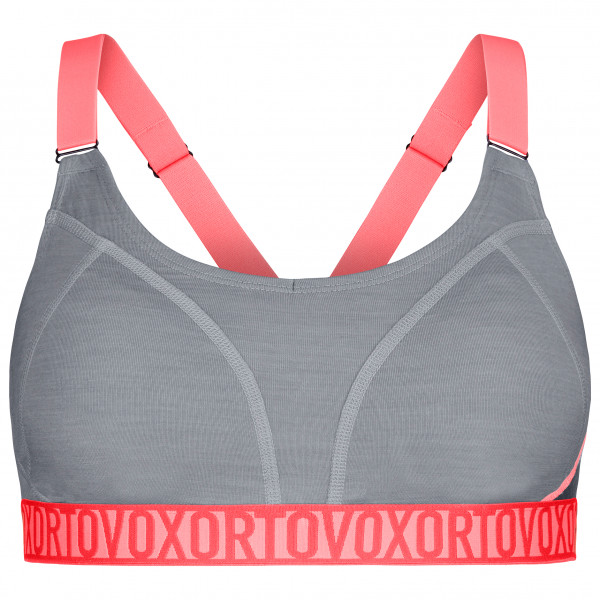 Ortovox - Women's 150 Essential Sports Top - Sport-BH Gr L;S;XS grau;rot;türkis von Ortovox