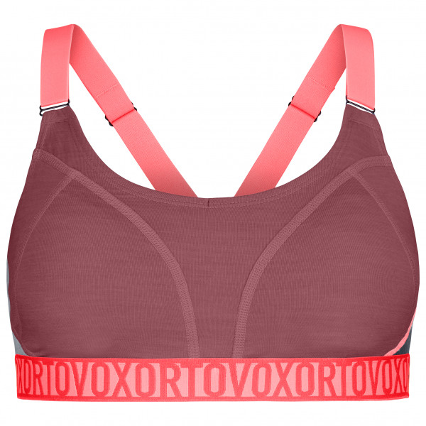 Ortovox - Women's 150 Essential Sports Top - Sport-BH Gr M rot von Ortovox