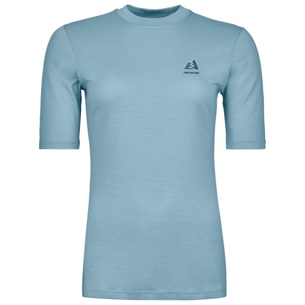 Ortovox - Women's 185 Merino Mountain Hug T-Shirt - Merinoshirt Gr L grau von Ortovox