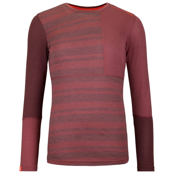 Ortovox - Women's 185 Rock'N'Wool Long Sleeve - Merinounterwäsche Gr L rot von Ortovox