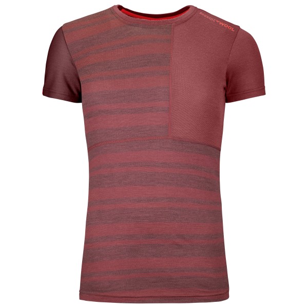 Ortovox - Women's 185 Rock'N'Wool Short Sleeve - Merinounterwäsche Gr S rot von Ortovox