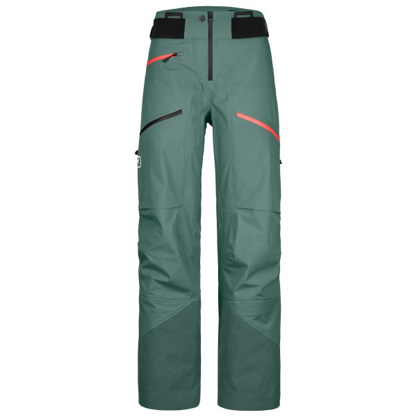 Ortovox - Women's 3L Deep Shell Pants - Skihose Gr L türkis von Ortovox