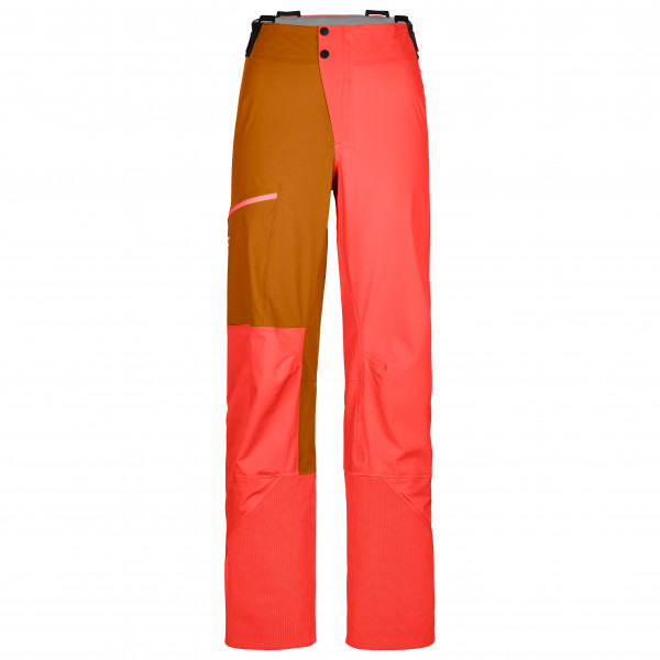 Ortovox - Women's 3L Ortler Pants - Tourenhose Gr L - Regular;M - Regular;S - Regular;XL - Regular;XS - Regular rot;schwarz;türkis von Ortovox