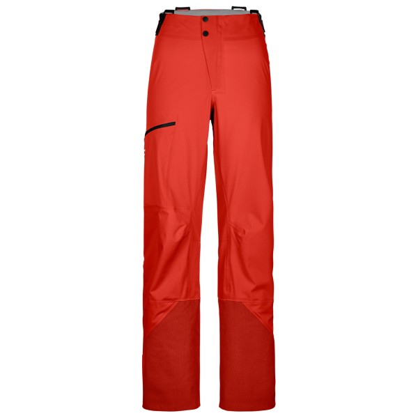 Ortovox - Women's 3L Ortler Pants - Tourenhose Gr L - Regular rot von Ortovox