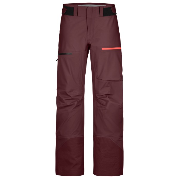 Ortovox - Women's 3L Ravine Shell Pants - Skihose Gr S rot von Ortovox