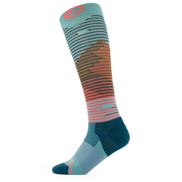 Ortovox - Women's All Mountain Long Socks - Merinosocken Gr 35-38 türkis von Ortovox