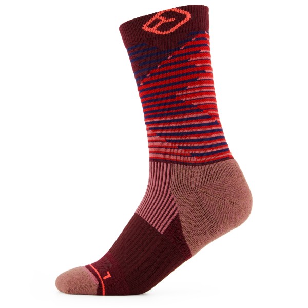 Ortovox - Women's All Mountain Mid Socks - Merinosocken Gr 39-41 rot von Ortovox