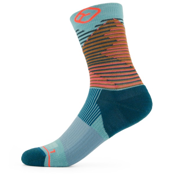 Ortovox - Women's All Mountain Mid Socks - Merinosocken Gr 39-41 bunt von Ortovox