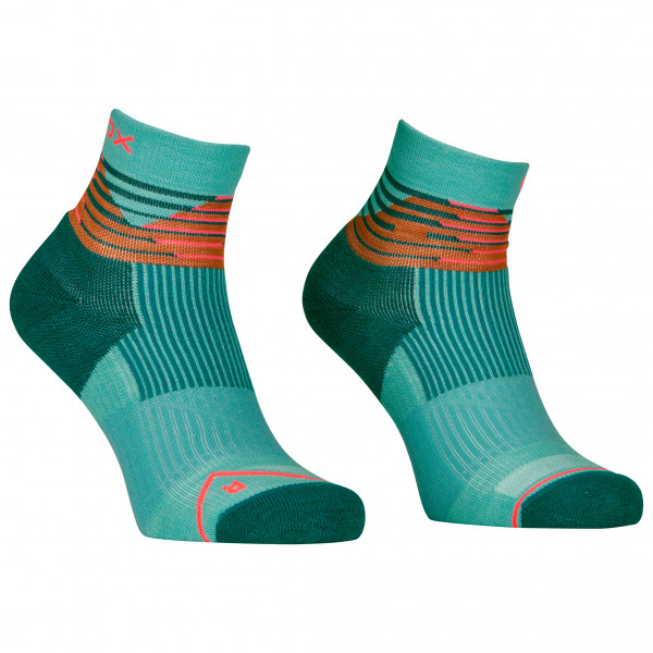 Ortovox - Women's All Mountain Quarter Socks - Merinosocken Gr 35-38 türkis von Ortovox