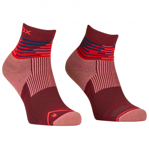 Ortovox - Women's All Mountain Quarter Socks - Merinosocken Gr 42-44 rot von Ortovox