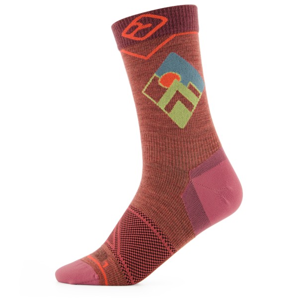 Ortovox - Women's Alpine Light Comp Mid Socks - Merinosocken Gr 35-38;39-41;42-44 blau;braun;rot von Ortovox