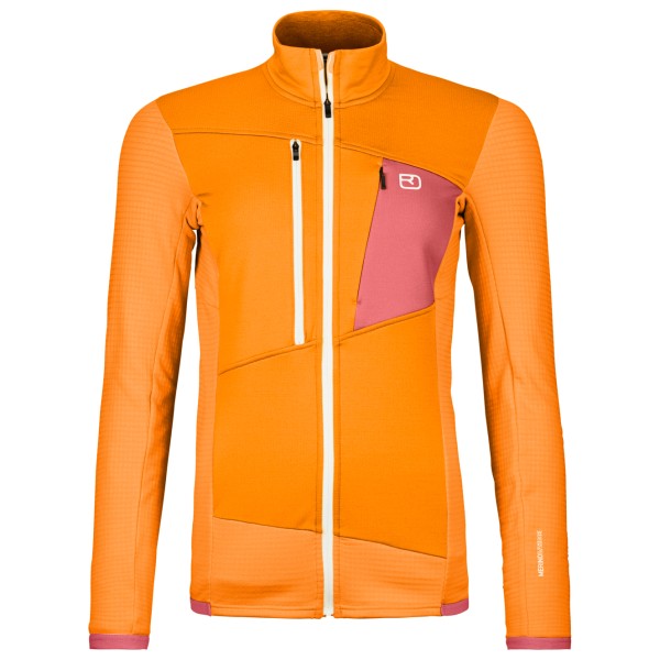 Ortovox - Women's Fleece Grid Jacket - Fleecejacke Gr L orange von Ortovox