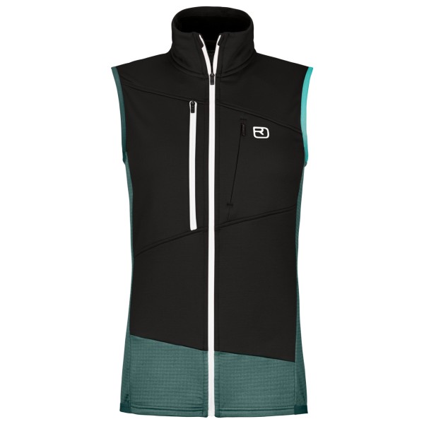 Ortovox - Women's Fleece Grid Vest - Merinogilet Gr XS schwarz von Ortovox