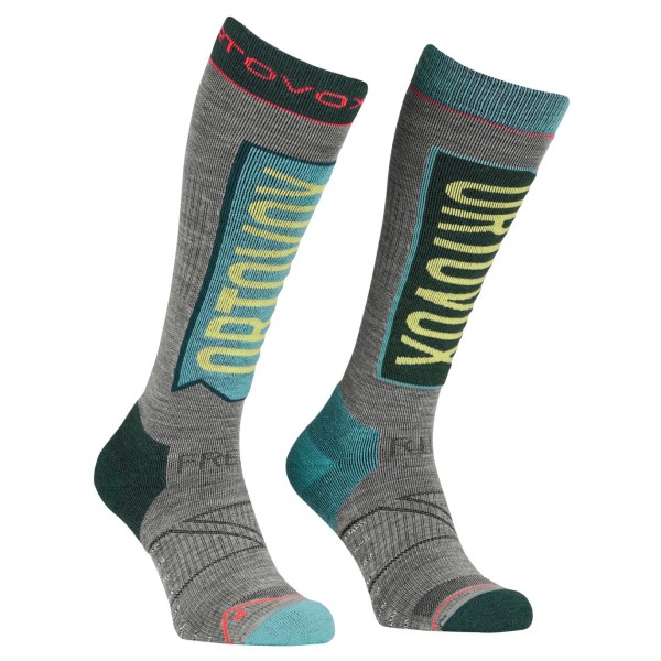 Ortovox - Women's Free Ride Long Socks - Skisocken Gr 39-41 grau von Ortovox