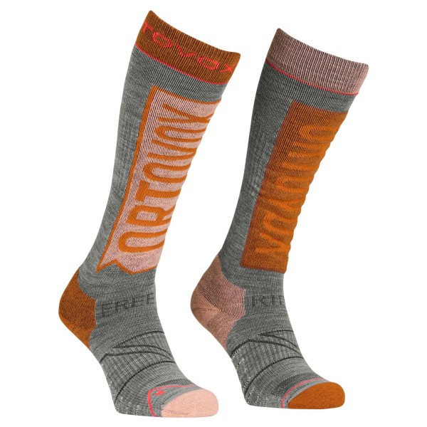 Ortovox - Women's Free Ride Long Socks - Skisocken Gr 42-44 braun von Ortovox