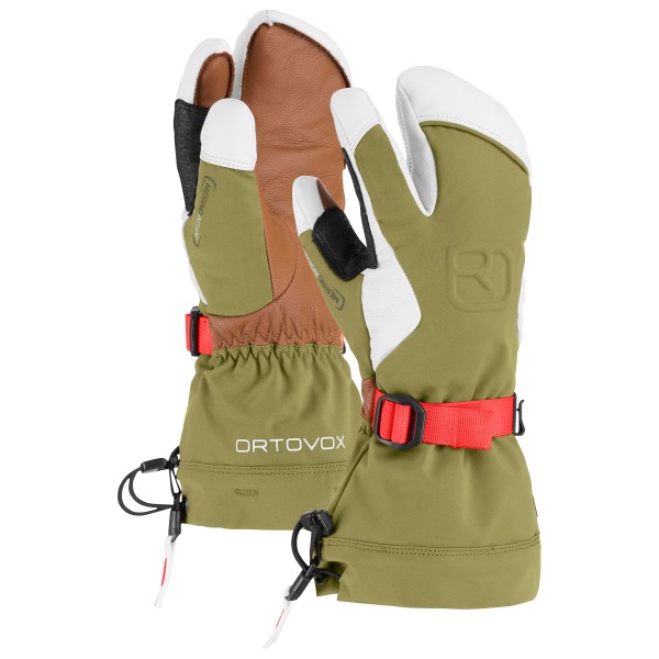 Ortovox - Women's Merino Freeride 3 Finger Glove - Handschuhe Gr L oliv von Ortovox