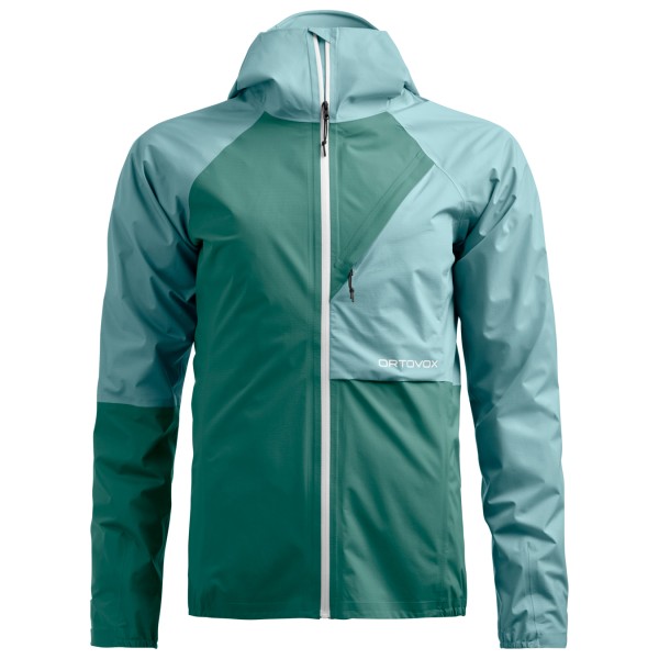 Ortovox - Women's Piz Selva 2.5L Jacket - Regenjacke Gr M türkis von Ortovox