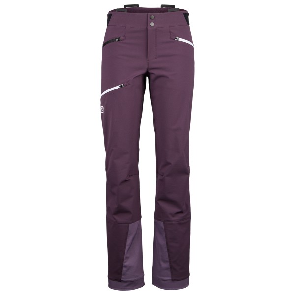 Ortovox - Women's Pizol Pants - Skitourenhose Gr L - Short;M - Regular;S - Regular;XS - Regular lila;schwarz von Ortovox