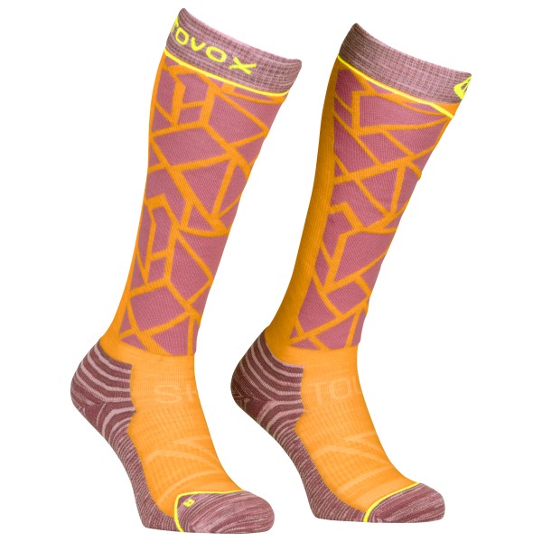 Ortovox - Women's Ski Tour Comp Long Socks - Skisocken Gr 35-38 orange von Ortovox