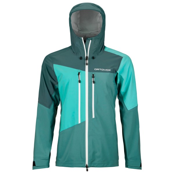 Ortovox - Women's Westalpen 3L Jacket - Regenjacke Gr M türkis von Ortovox