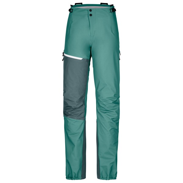 Ortovox - Women's Westalpen 3L Light Pants - Regenhose Gr L türkis von Ortovox