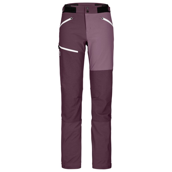 Ortovox - Women's Westalpen Softshell Pants - Tourenhose Gr L lila von Ortovox