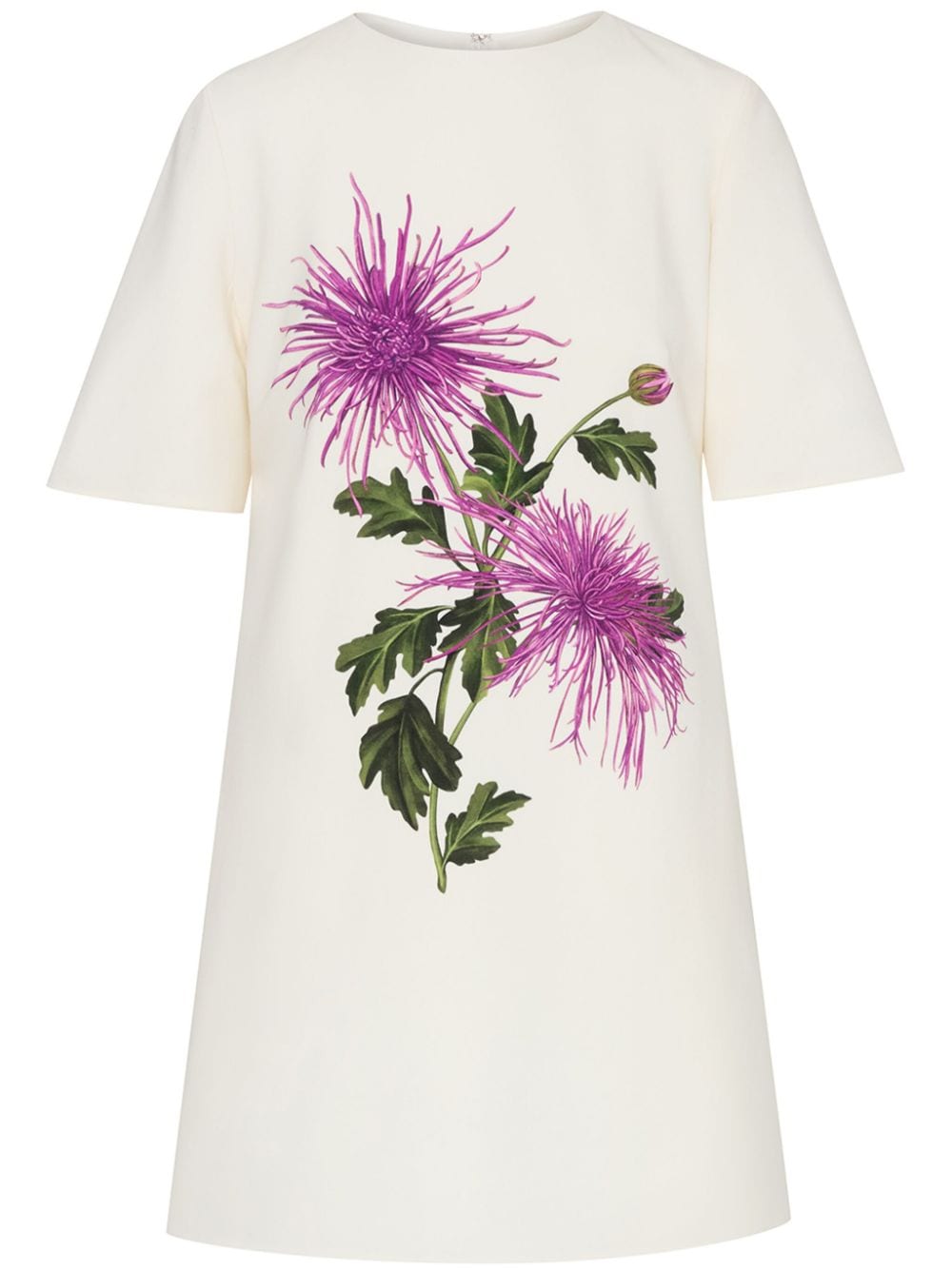 Oscar de la Renta Chrysanthemum mini shift dress - White von Oscar de la Renta