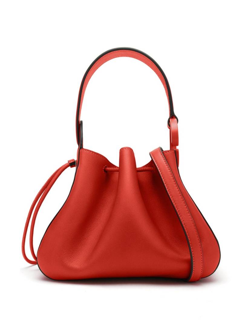 Oscar de la Renta Cinnamon O leather tote bag - Red von Oscar de la Renta