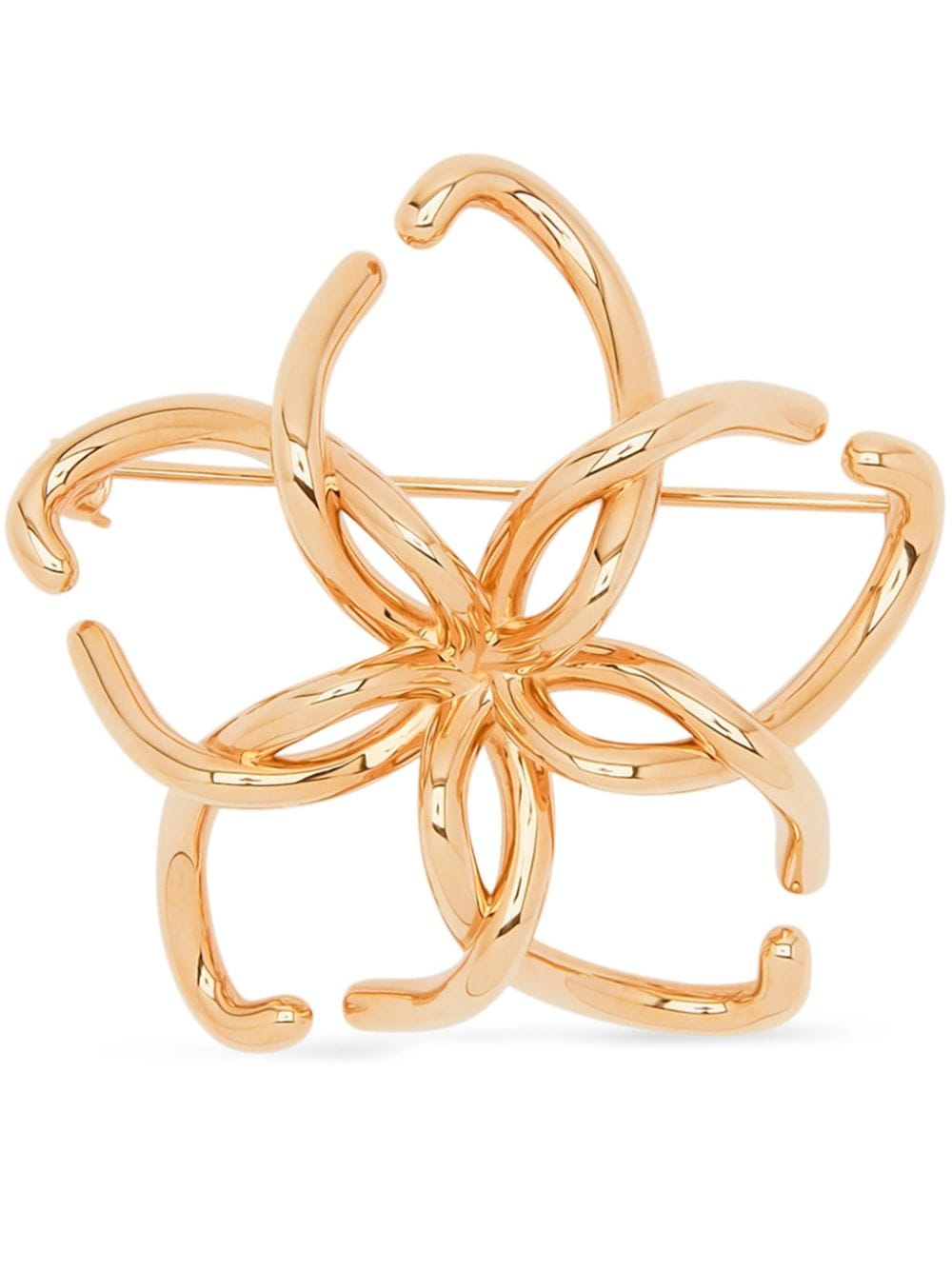 Oscar de la Renta O Flower brooch - Gold von Oscar de la Renta