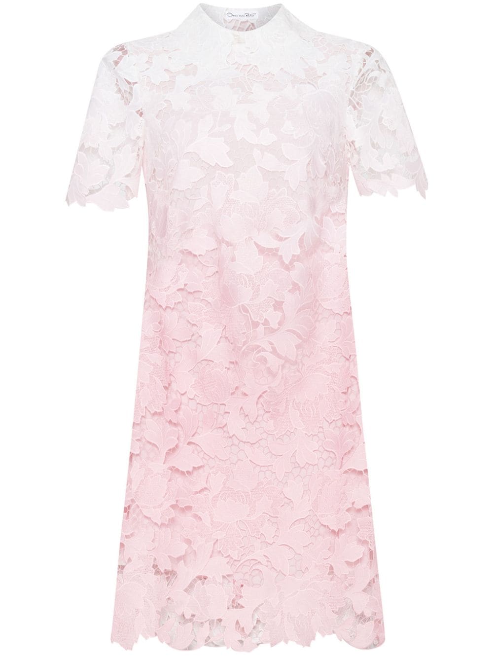 Oscar de la Renta Ombré Peony dress - Pink von Oscar de la Renta