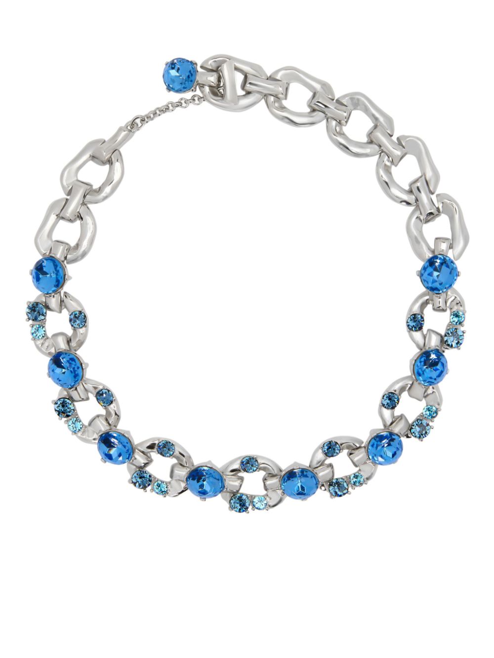 Oscar de la Renta Scramble chain-link necklace - Silver von Oscar de la Renta