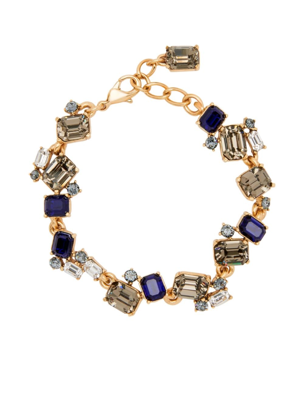 Oscar de la Renta Scrambled Crystal bracelet - Gold von Oscar de la Renta