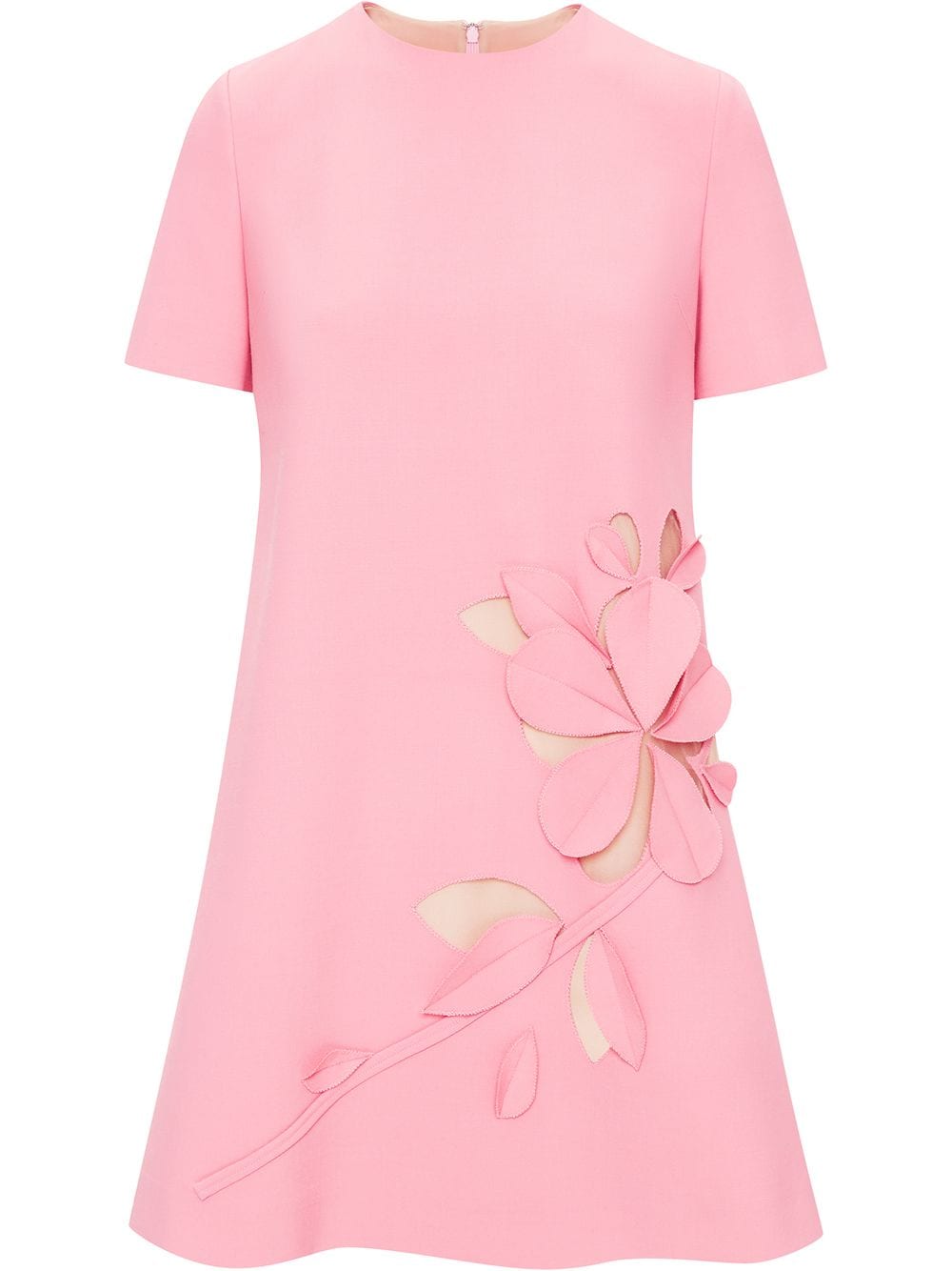 Oscar de la Renta appliqué shift dress - Pink von Oscar de la Renta