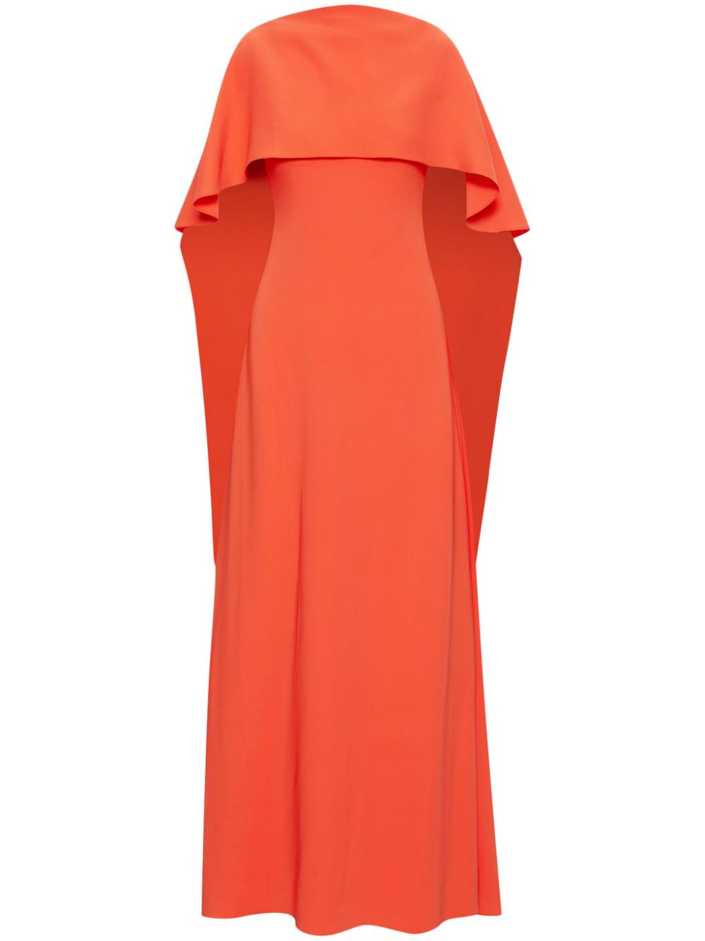 Oscar de la Renta cape maxi dress - Orange von Oscar de la Renta