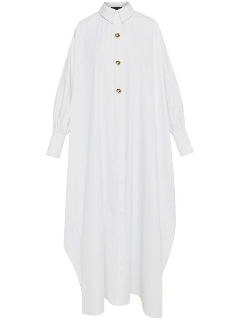 Oscar de la Renta cotton poplin kaftan - White von Oscar de la Renta