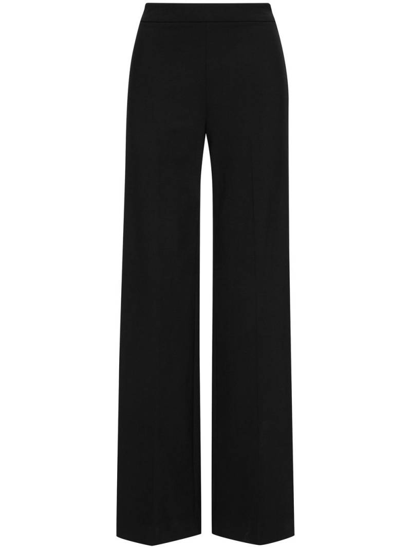 Oscar de la Renta high-waisted straight-leg trousers - Black von Oscar de la Renta