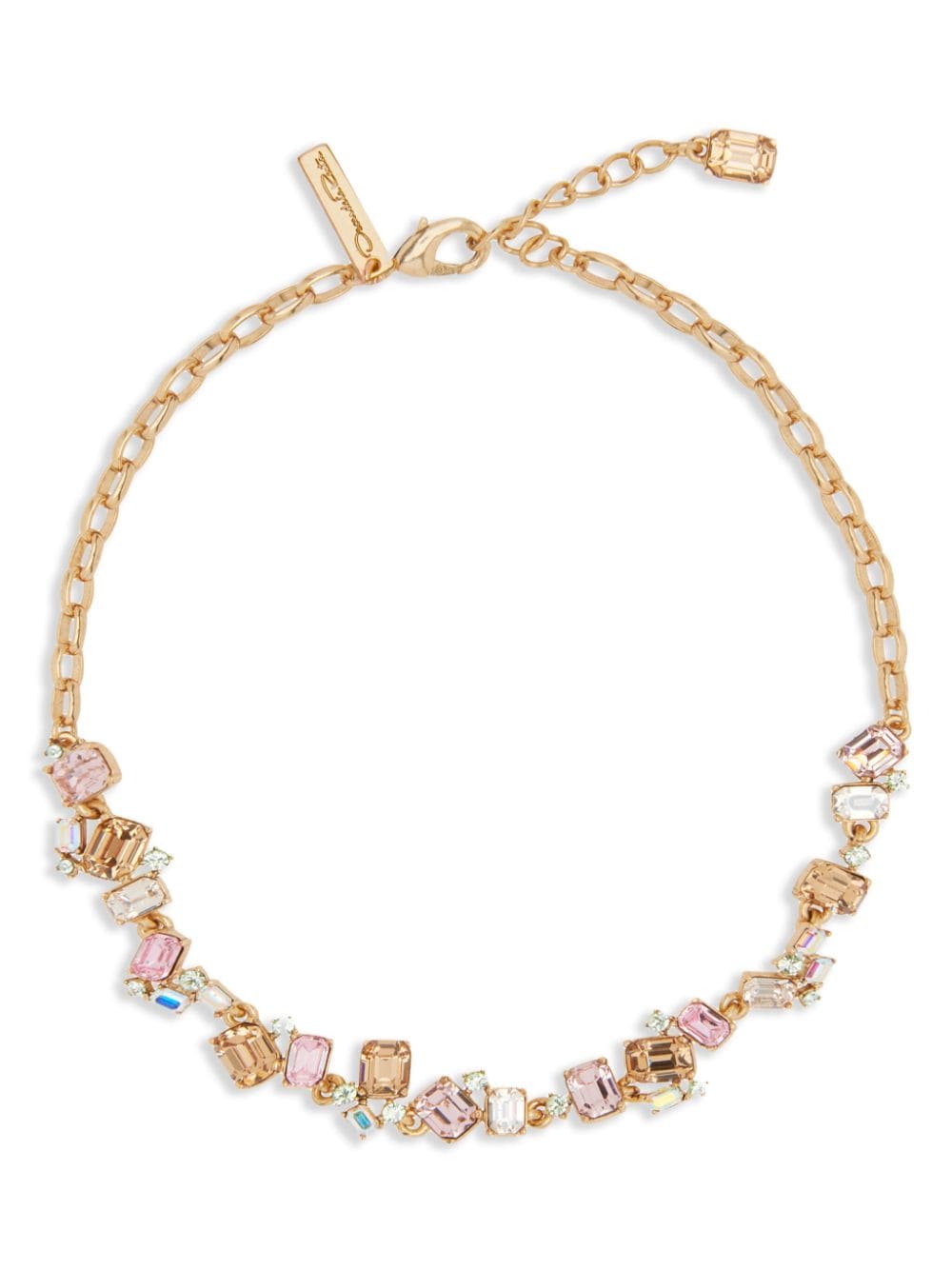 Oscar de la Renta scramble crystal necklace - Gold von Oscar de la Renta