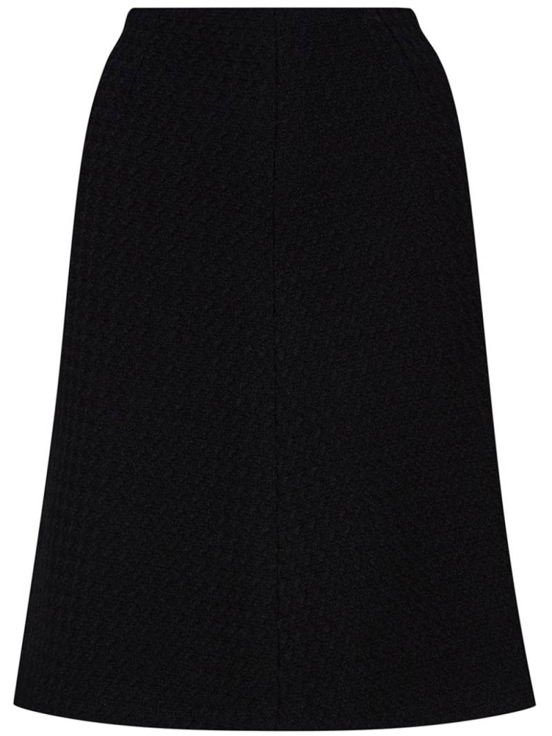 Oscar de la Renta wool tweed skirt - Black von Oscar de la Renta